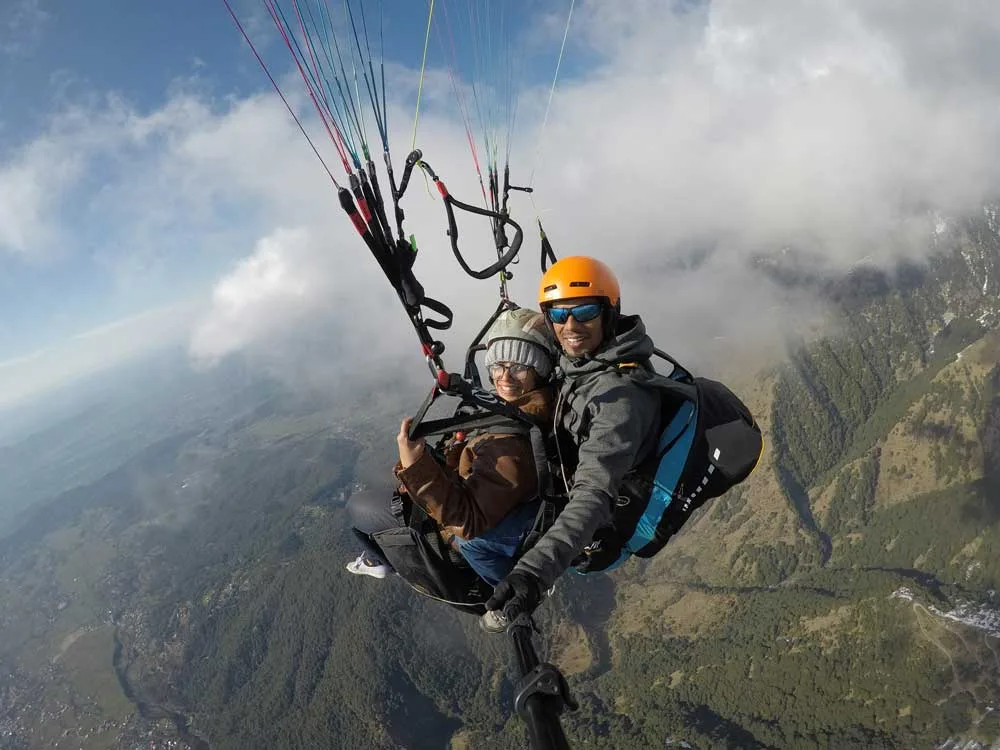 Tandem Paragliding Flight (Prime)